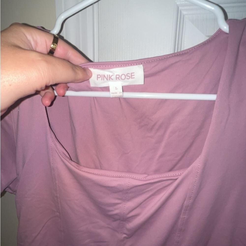 Pink top